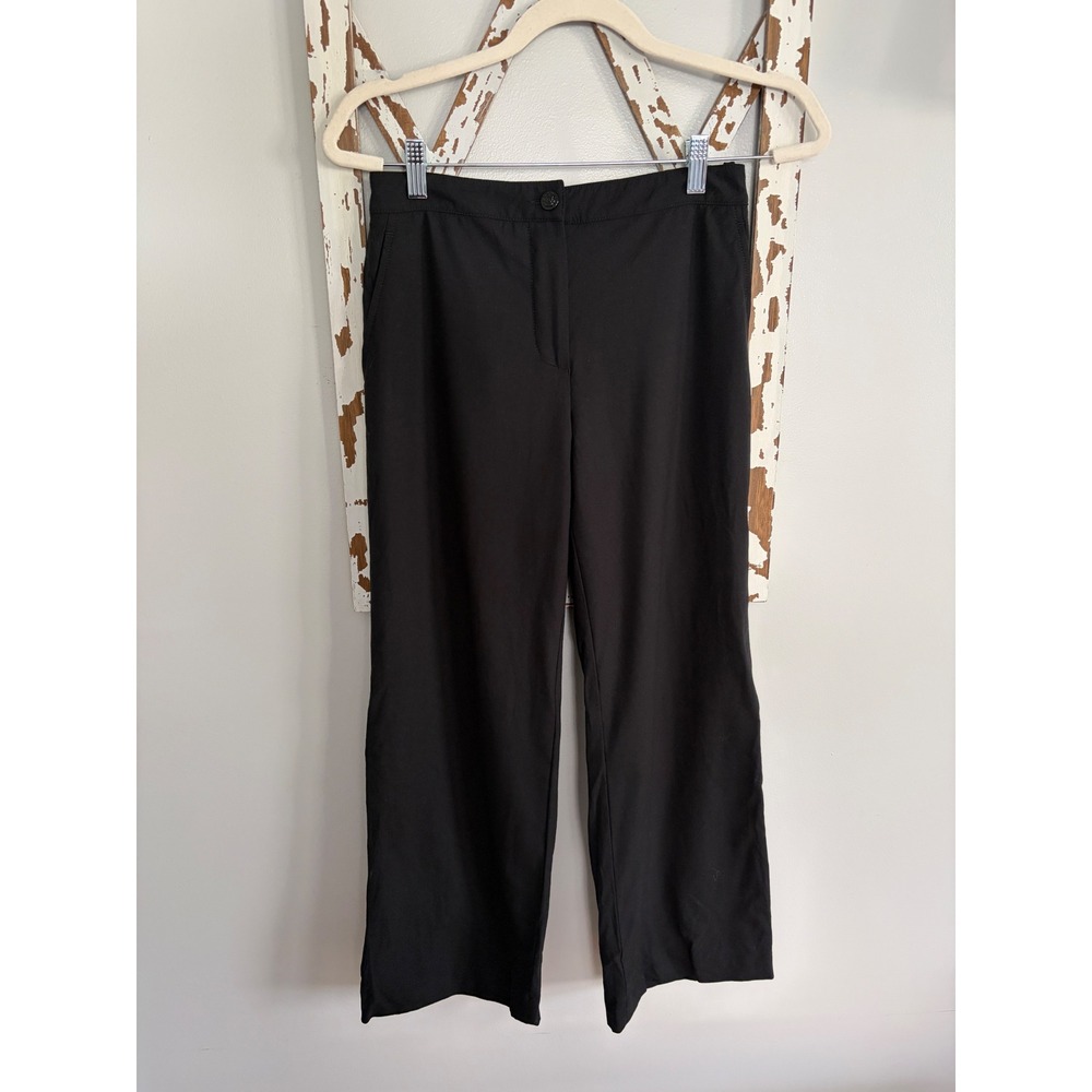 Vtg‎ Chanel Black Trousers Wider Leg No Size or Material Tag See Measurements